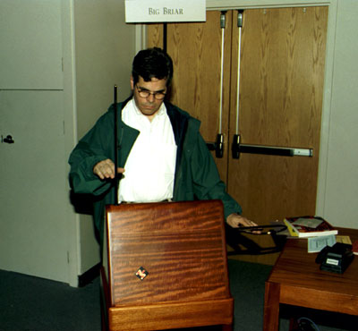 Playing a Big Briar Theremin